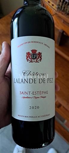 Bordeaux Saint-Estèphe Château Lalande de Pez 2020