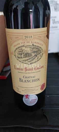 Burdeos Lussac-Saint-Émilion Chateau Blanchon 2018