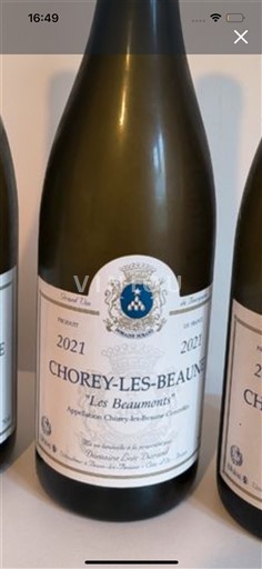 Bourgogne Chorey-lès-beaune Domaine Loïc Durand Les Beaumonts 2021