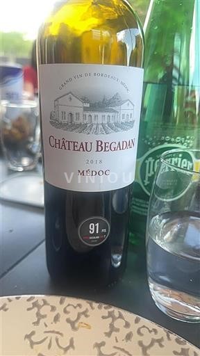 Bordeaux Médoc Château Begadan 2018