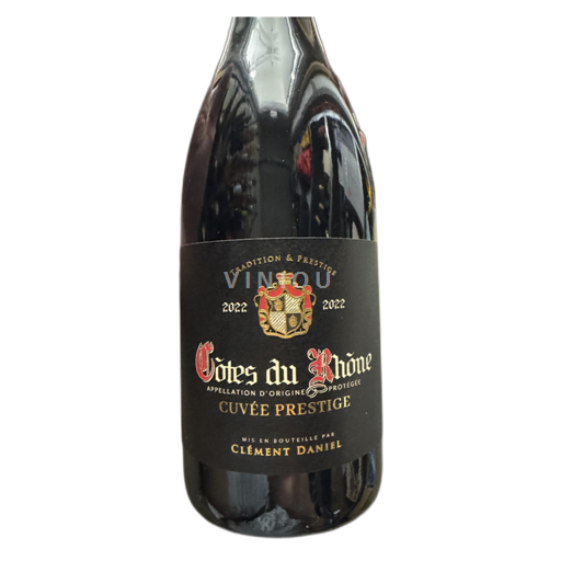 Vin Rouge sec Cuvée Prestige Caves Du Rhône 2022 France Vallée du Rhône Côtes-du-rhône