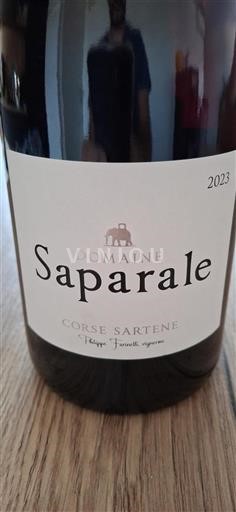 Korsika Sartène Domaine Saparale 2023