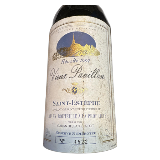 Bordeaux Saint-Estèphe Vieux Pavillon 1997