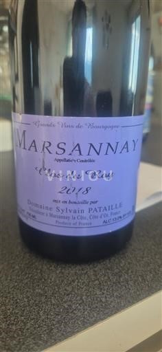 Bourgogne Marsannay Domaine Sylvain Pataille Clos du Roy 2018