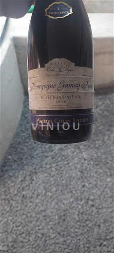 Borgoña No especificado Maison Colin Seguin Jean Sans Peur 2016