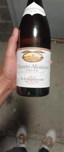 Vallée du Rhône Hermitage M. Chapoutier Chante-Alouette 2019