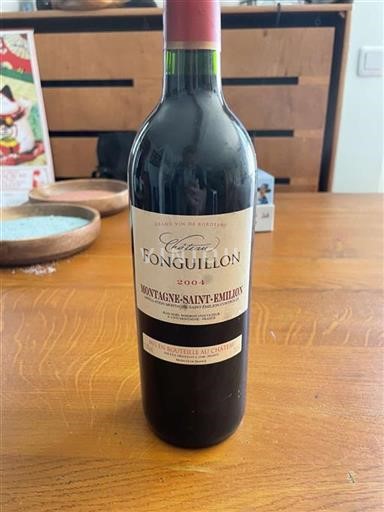 Bordeaux Montagne-saint-émilion Château Fonguillon 2004