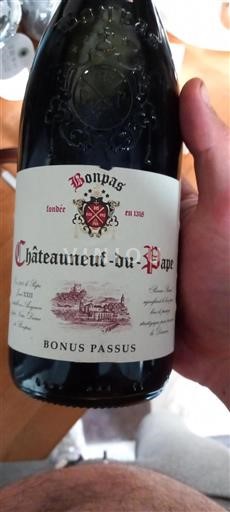 Vallée du Rhône Châteauneuf-du-pape Bonpas Bonus Passus 2018