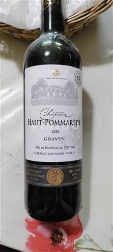 Bordeaux Graves Château Haut-Pommarede 2020