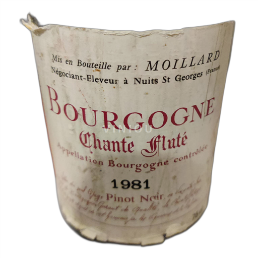 Bourgondië Bourgogne Moillard Chante Flûté 1981