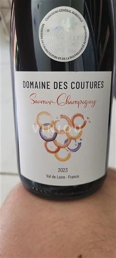 Valle del Loira Saumur-Champigny Domaine des Coutures 2023
