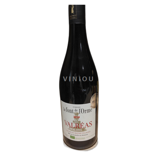 Valle del Ródano Côtes del Ródano Pueblos Domaine la font de l'Orme 2019