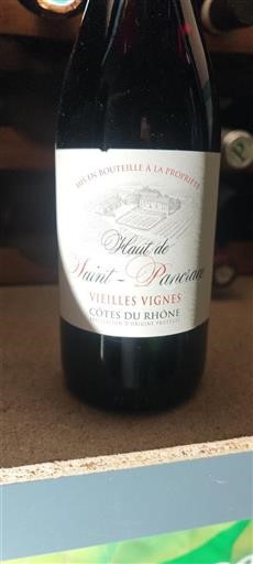 Rhône Valley Côtes du Rhône Haut de Saint-Pancrace Vieilles Vignes 2023
