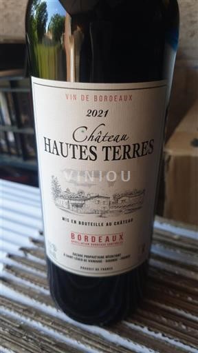 Bordeaux Château Hautes Terres 2021