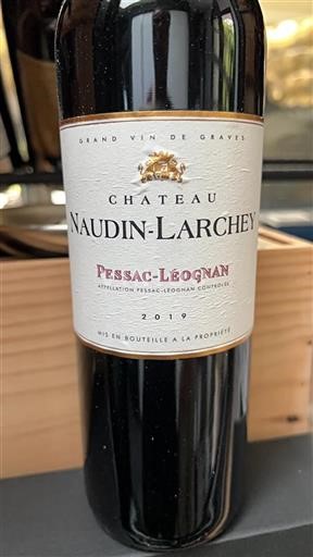 Bordeaux Pessac-Léognan Château Naudin-Larchey 2019