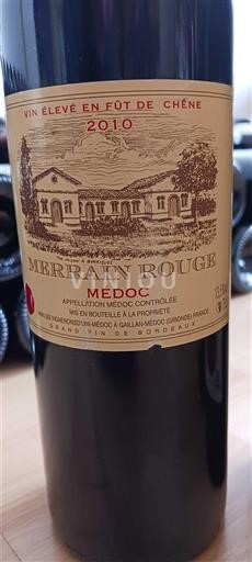Bordeaux Médoc Merrain Rouge 2010