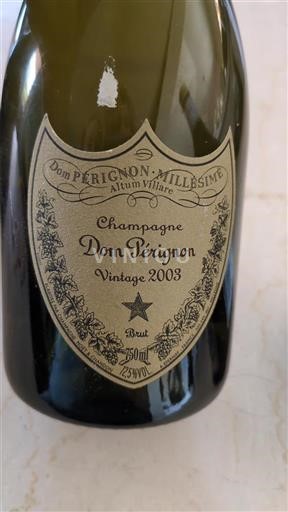 Samppanja Dom Pérignon 2003