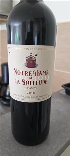 Bordeaux Graves Notre Dame de la Solitude 2018