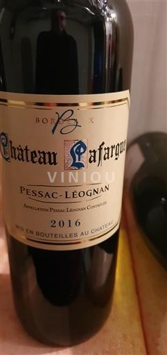 Bordeaux Pessac-Léognan Château Lafargue 2016