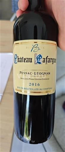 Bordeaux Pessac-Léognan Château Lafargue 2016