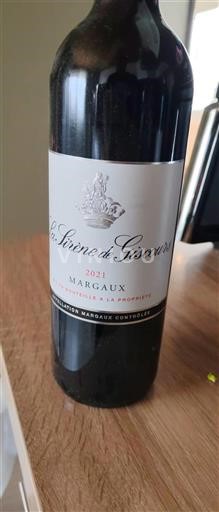 Bordeaux Margaux Giscours La Sirène de Giscours 2021