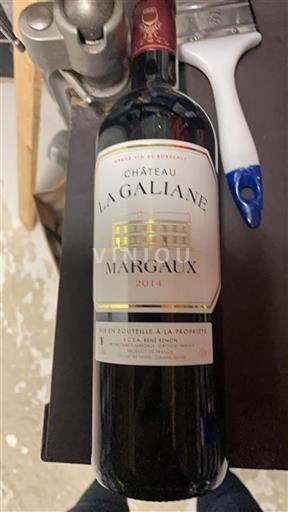 Bordeaux Margaux Château La Galiane 2014