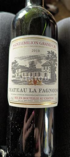 Bordeaux Saint-Émilion Grand Cru Château La Fagnouse 2010