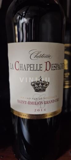 Bordeaux Saint-Émilion Grand Cru Château La Chapelle Despagnet 2014