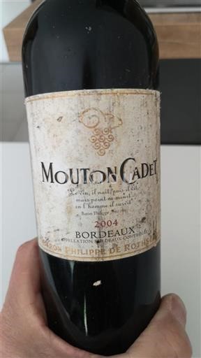 Bordeaux Baron Philippe de Rothschild Mouton Cadet 2004
