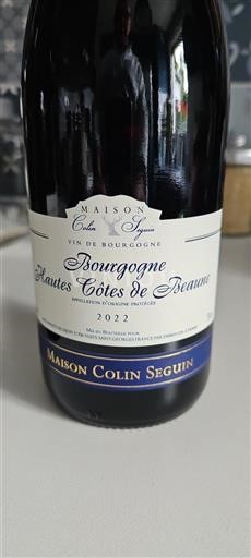 Borgoña Hautes Côtes de Beaune Maison Colin Seguin 2022