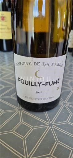 Loire-dalen Pouilly-fumé Antoine de la Farge Les Petites Roches 2017