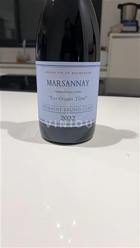 Bourgogne Marsannay Domaine Bruno Clair "Les Grasses Têtes" 2022