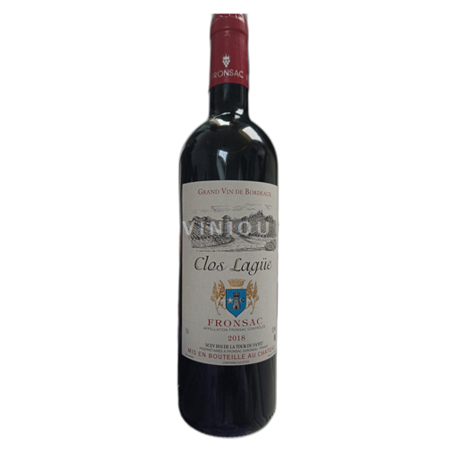Bordeaux Fronsac Clos Laguë 2018