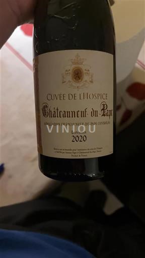 Valle del Rodano Châteauneuf-du-Pape Cuvée de l'Hospice 2020