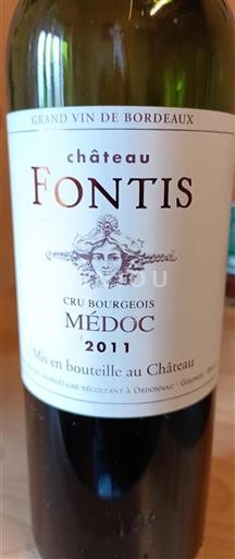 Bordeaux Médoc Château Fontis 2011