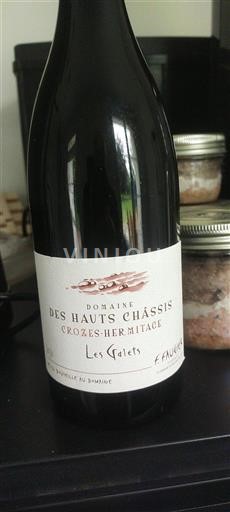 Vale do Ródano Crozes-Hermitage Domaine des Hauts Châssis Les Galets Não Sazonado
