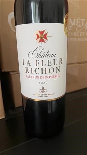 Bordeaux Lalande-de-Pomerol Chateau La Fleur Richon 2020