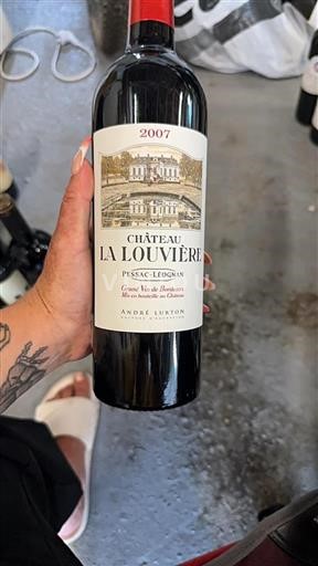 Bordeaux Pessac-Léognan Château La Louvière 2007