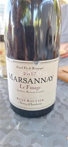 Burgundsko Marsannay René Bouvier Le Finage 2017