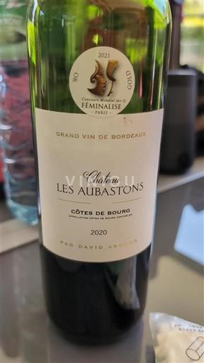 Bordeaux Côtes-de-bourg Château Les Aubastons 2020