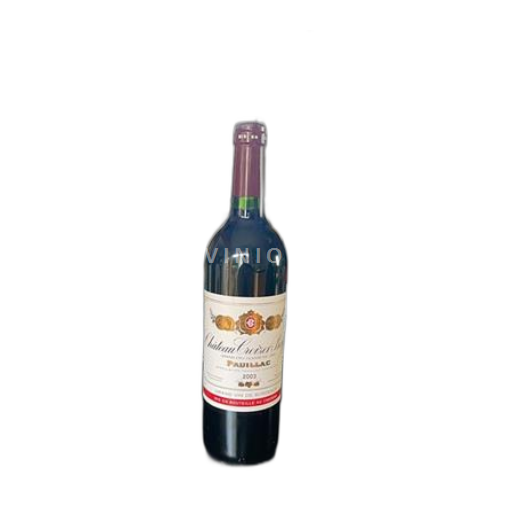 Bordeaux Pauillac Château Croizet-Bages 2003