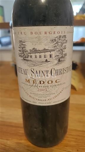Burdeos Médoc Château Saint-Christoly 2004
