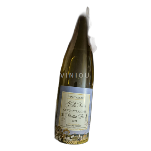 Vin Blanc sec Sélection Flo Domaine Siebert 2021 France Alsace