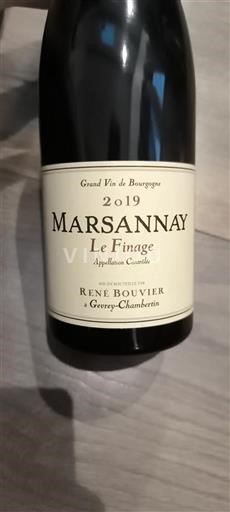 Bourgondië Marsannay René Bouvier Le Finage 2019