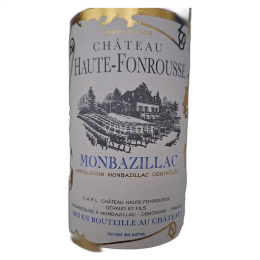 Jihozápad Monbazillac Château Haute-Fonrousse 2022