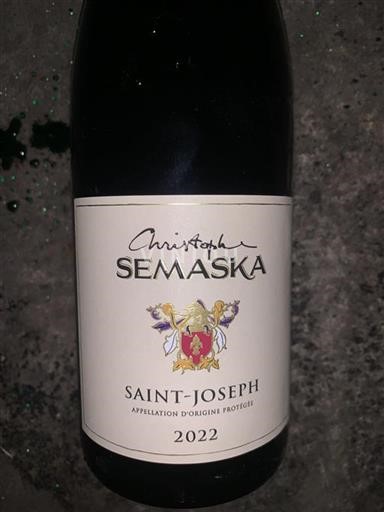 Valle del Rodano Saint-Joseph Christophe Semaska 2022