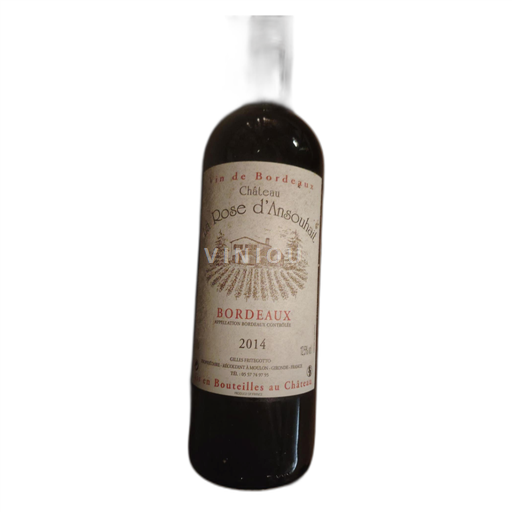 Bordeaux Château La Rose d'Anjouhait 2014
