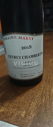 Burgundsko Gevrey-Chambertin Domaine Marey La Justice 2018