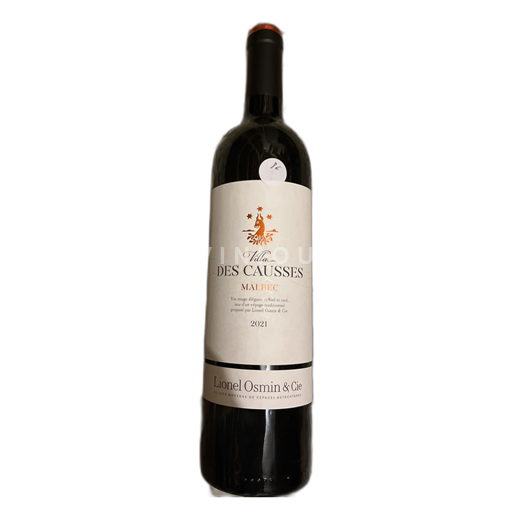 Bordeaux Villa des causses Malbec 2021