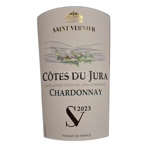 Vin Blanc sec Saint Vernier 2023 France Jura Côtes-du-jura